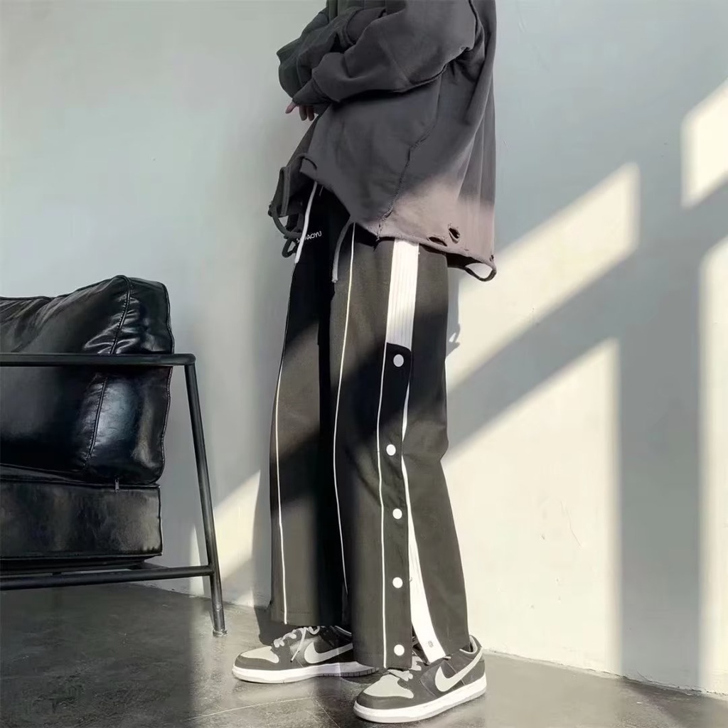 Quần ống rộng Phong Cách Hàn Quốc Thời Trang Mùa Thu Cho Nam Size M-3XL