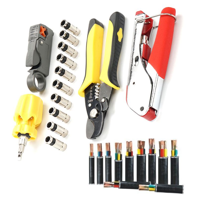 1 Bộ Kìm Cắt Dây Cáp Đồng Trục RG6 / RG59