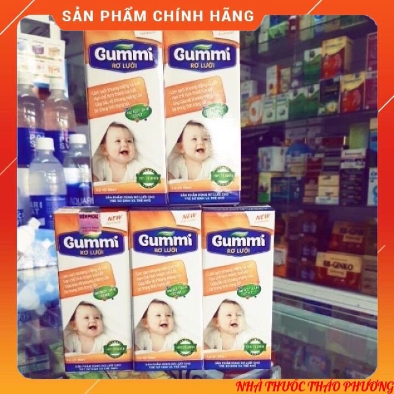 ✅GUMMI dung dịch rơ lưỡi baby⚡️AN TOÀN CHO TRẺ SƠ SINH VÀ TRẺ NHỎ⚡️chiết xuất thảo dược làm sạch,phòng ngừa nấm ở miệng