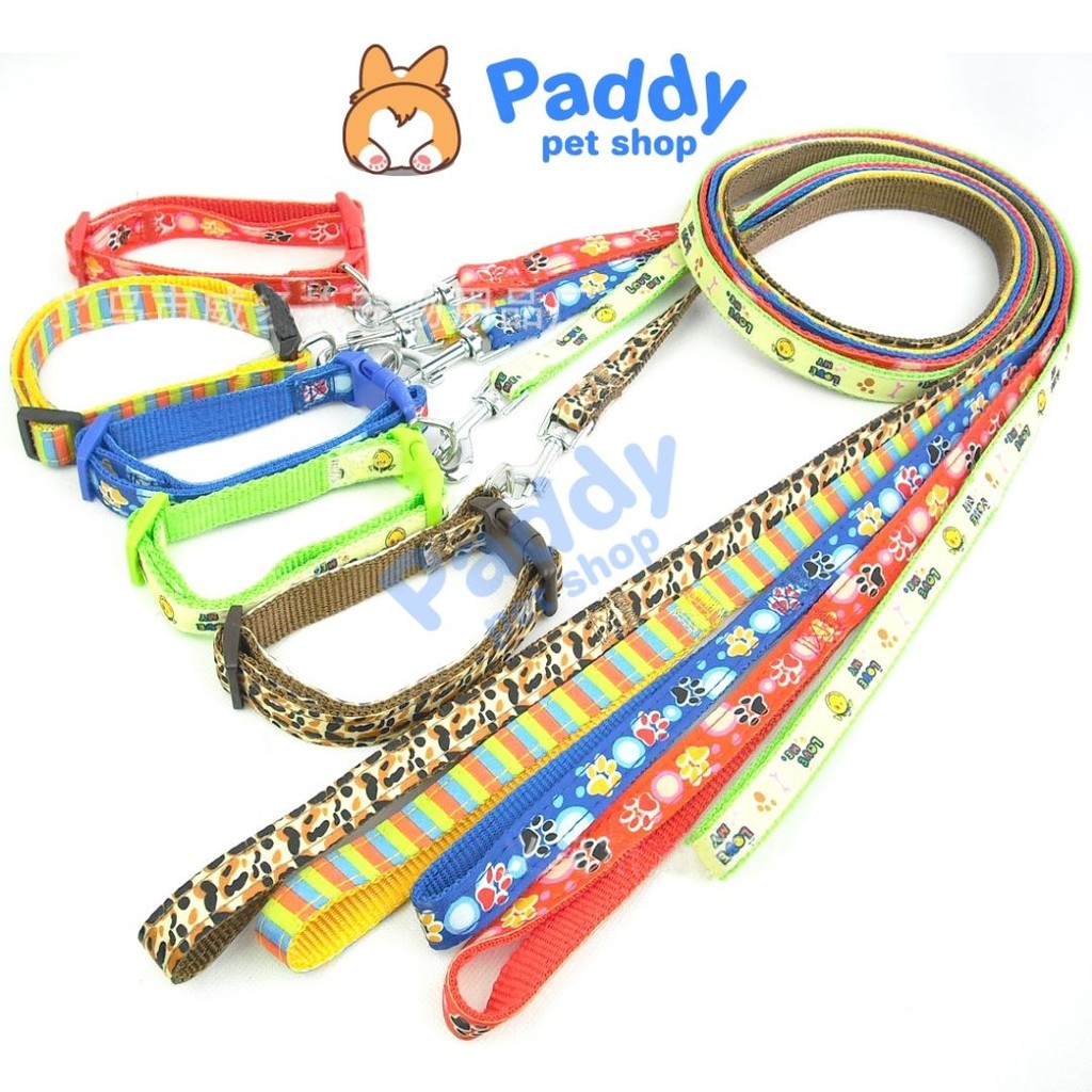 Dây Dắt VÒNG CỔ Cho Chó Mèo
