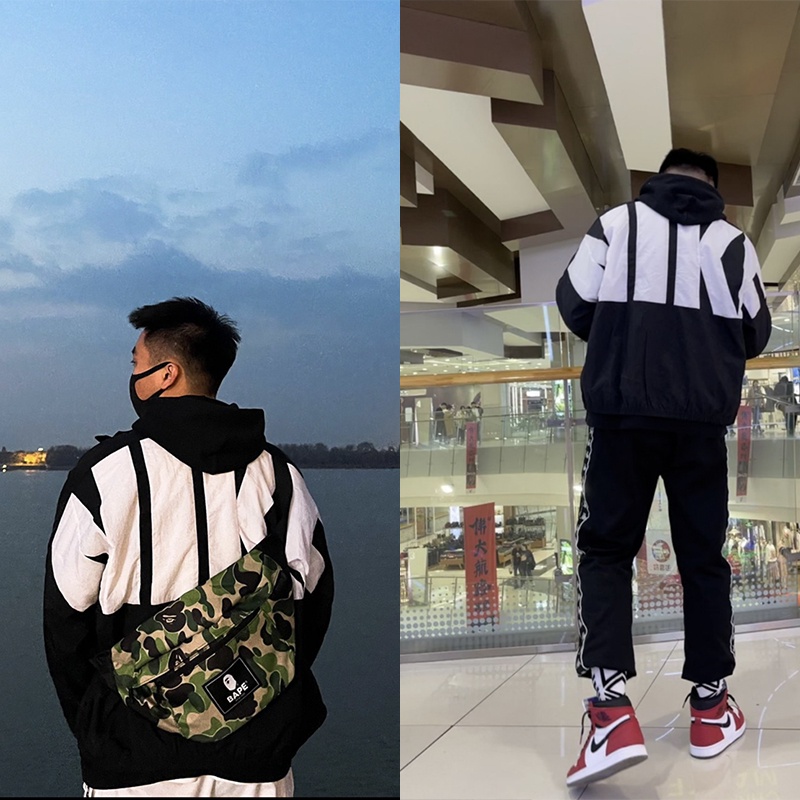 Áo khoác gió NIKE DRI-FIT CW7349 CW7352 phong cách thể thao thời trang