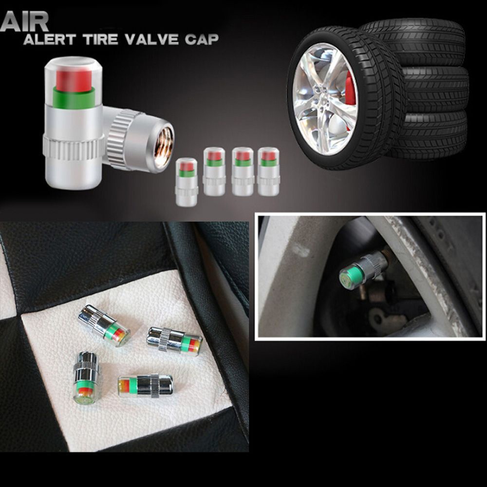 Bộ 4 Nắp Van Cảm Biến Áp Suất Không Khí Mới Dành Cho Xe Hơi