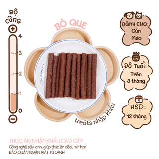 Thức Ăn Treat Bánh Thưởng Đồ Ăn Vặt Cho Chó Mèo Bò Dạng Que Cung Cấp Protein Canxi Giúp Chắc Xương DOGGOSTYLE