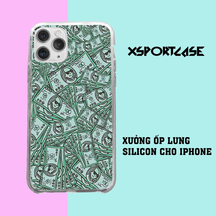 Ốp iphone sang trọng XSPORTCASE Dollar Iphone 7 - Iphone 12 pro max SUPPOD00010