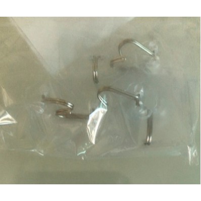 MOLAMGO Bộ 8 móc treo đồ dán tường màu trong suốt tiện dụng 6*6cm