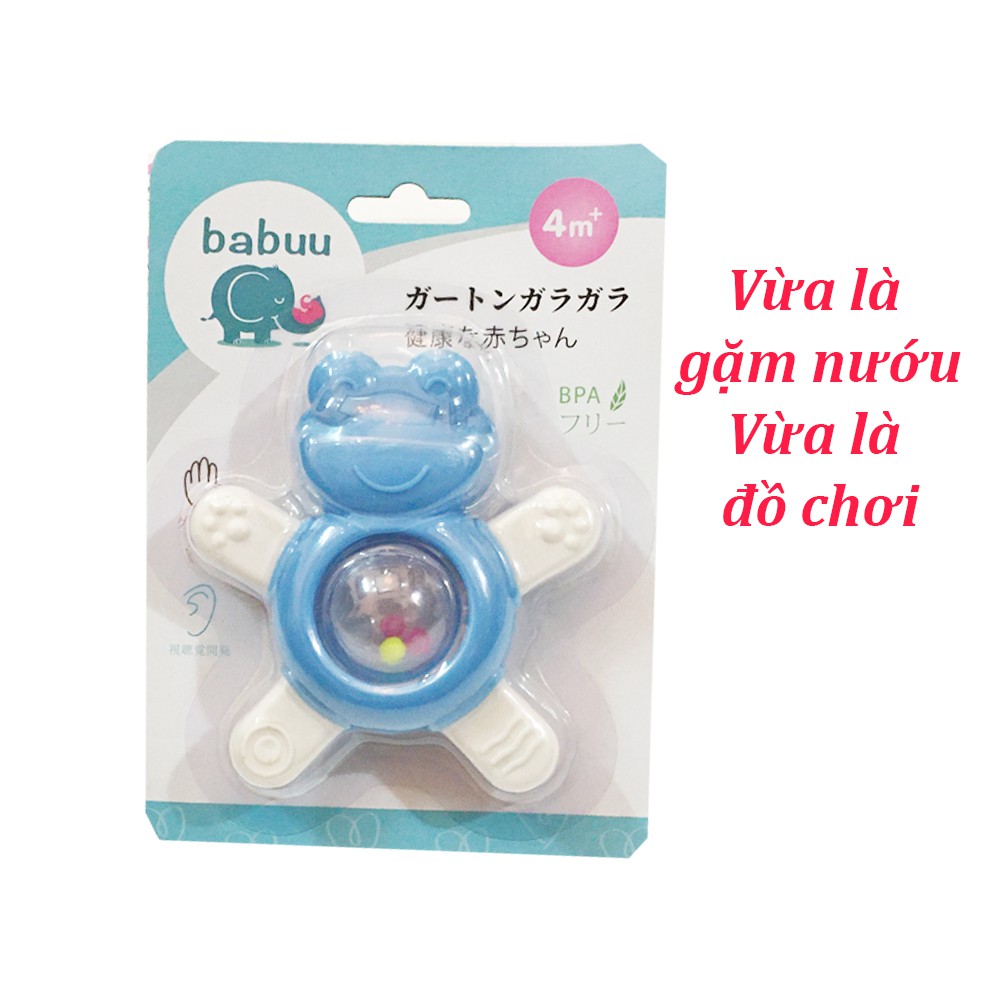 Gặm nướu xúc xắc cho bé chống mút tay Babuu