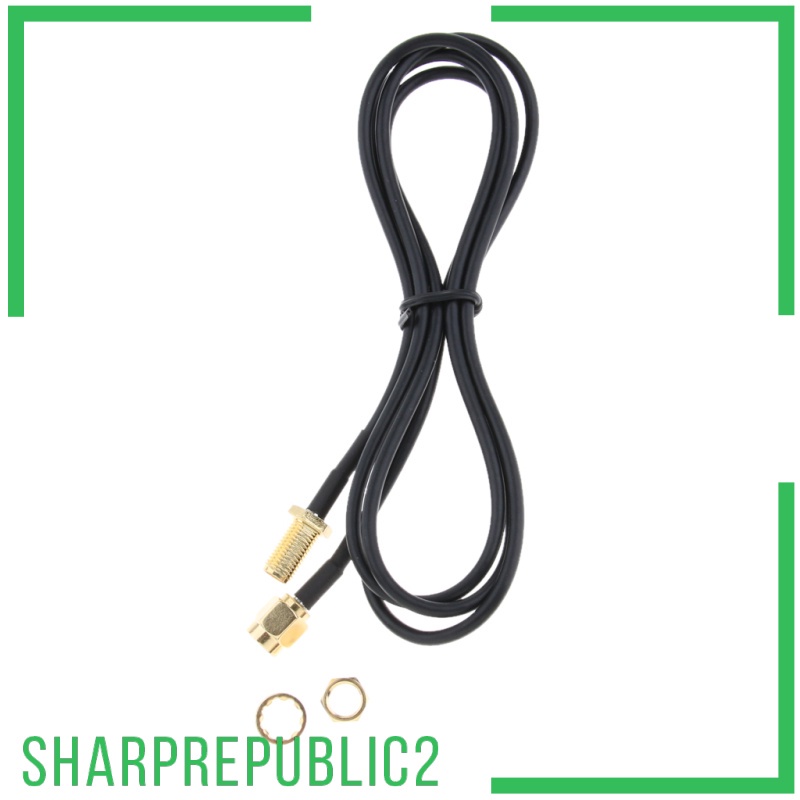 Dây Cáp Nối Dài Ăng Ten Sharprepublic2 Rp-Sma Cho Bộ Phát Wifi Không Dây 3.3ft