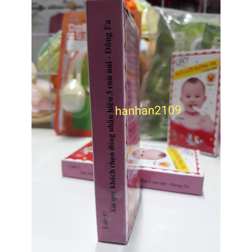 Combo 10 hộp  Rơ lưỡi Đông Fa cho bé sơ sinh