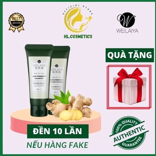 Dầu Gội Đầu WEILAIYA Chống Rụng, Kích Thích Mọc Tóc, Dầu Gội Gừng, Hà Thủ Ô Size 400ml[HL-Cosmetics]