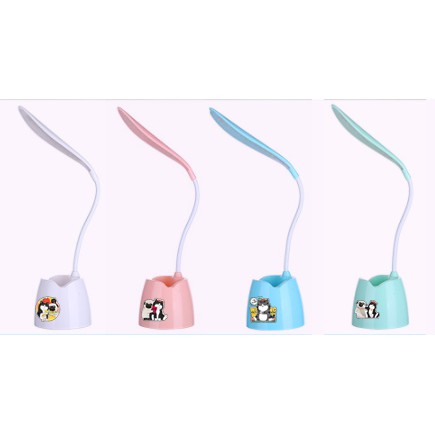 Đèn bàn Led hoàng thượng mèo DBL18 cute kèm ống cắm bút  ( có thể đỡ điện thoại ) hoạt hình dễ thương idol thần tượng