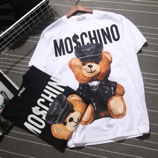 Áo phông nam nữ in gấu Moschino
