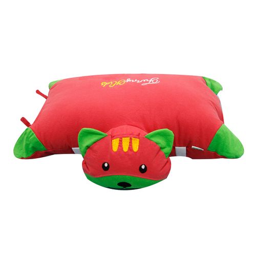 Gối đi xe máy, gối treo xe cho bé hình con mèo kích thước 40x15cm Hometex