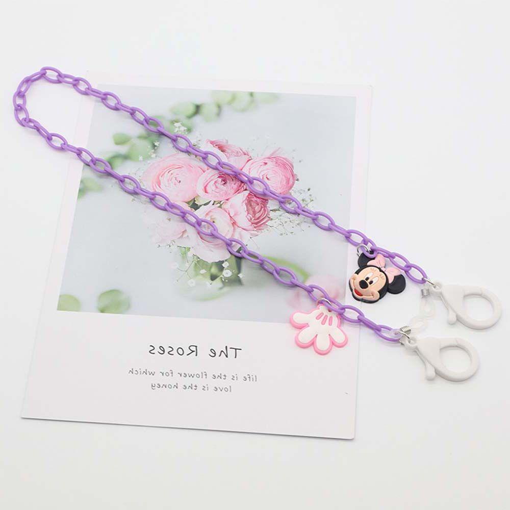 QQMALL Dây Đeo Mắt Kính Bằng Acrylic Hình Chuột Thời Trang Cho Nữ