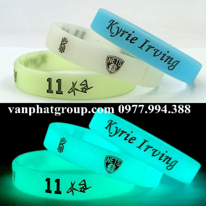 Vòng tay cao su Kyrie, in theo yêu cầu từ 500 cái