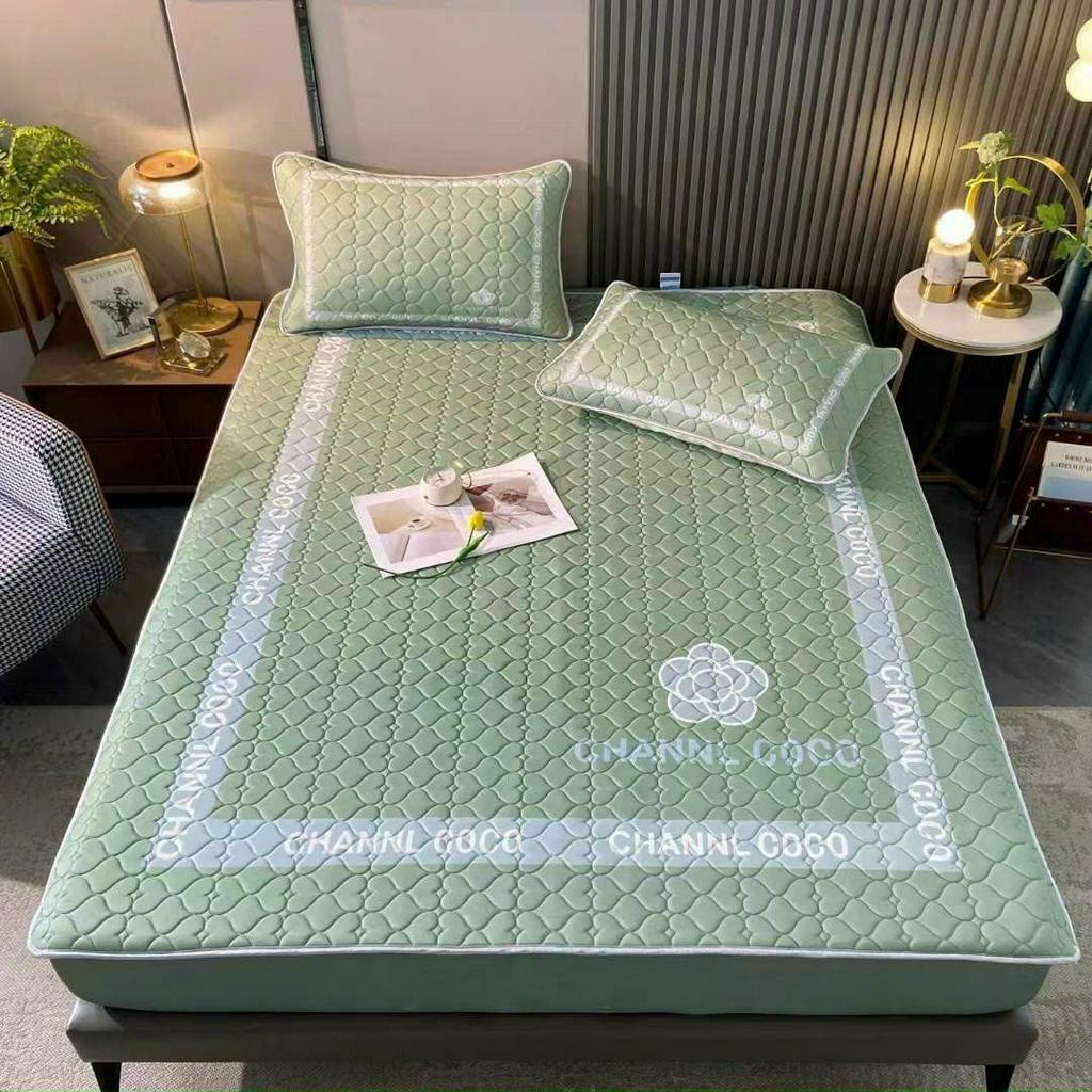 Chiếu Điều Hòa 5D Bọc Chun Thương Hiệu Chanel COCO 2023 ( kèm 2 vỏ gối)
