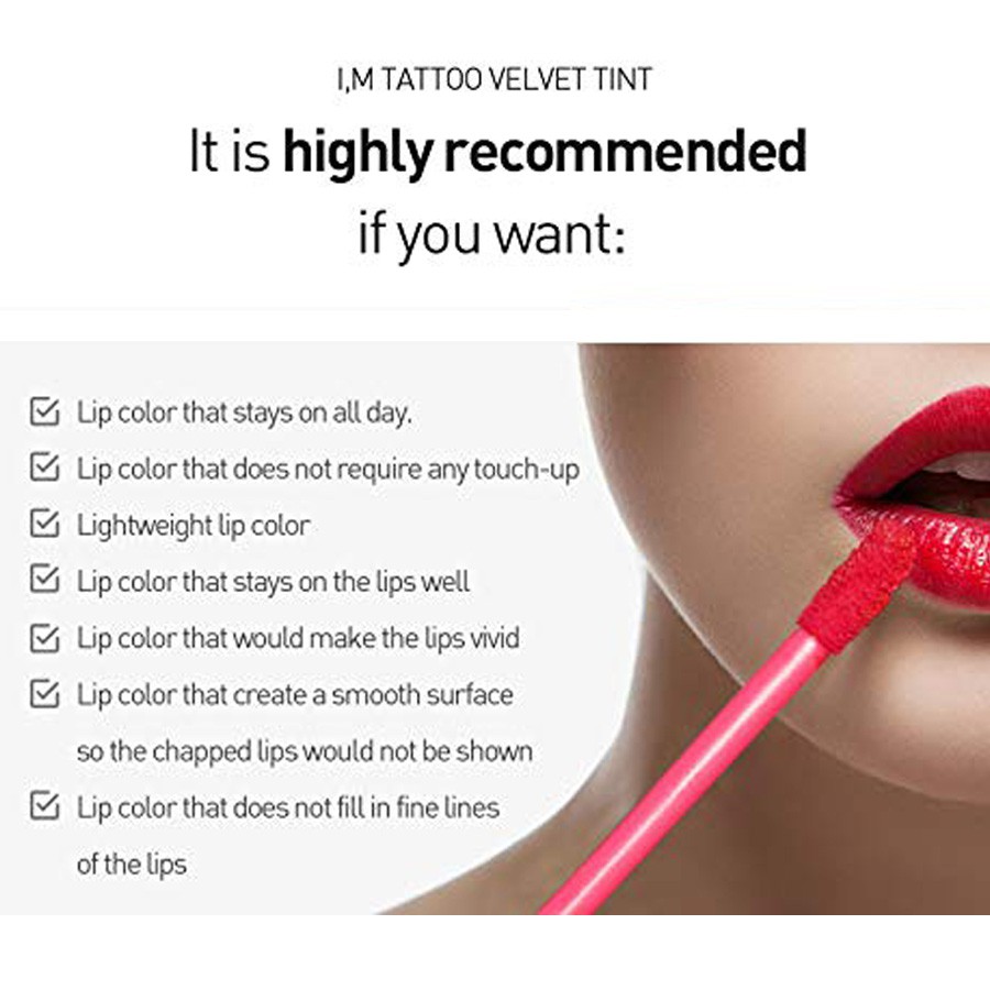 [Hàng mới về] Son xăm mịn như nhung trang điểm lâu trôi | BigBuy360 - bigbuy360.vn