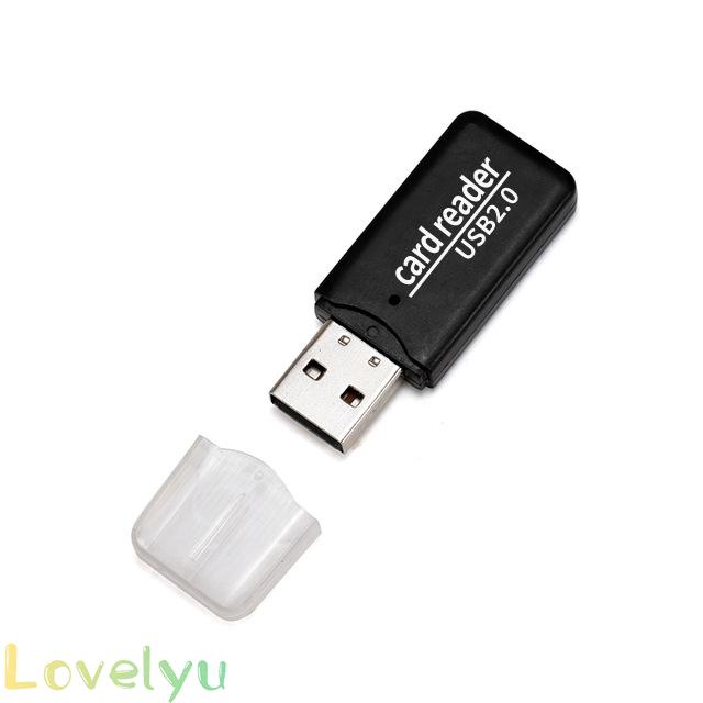 【LOVELYU】Mini Portable /USB 2.0 High Speed Micro SD TF /T-Flash Memory Card Reader Adapter/【Good Quality】