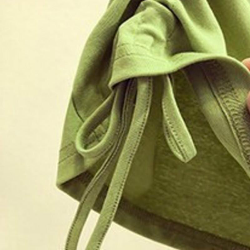 IELGY    Phụ Nữ Mùa Hè Mỏng Màu Rắn Hàng Đầu