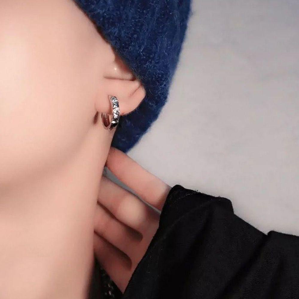 Bông Tai Hình Tròn Thời Trang Dành Cho Nam|Vòng Tay Thời Trang Phong Cách Punk Đơn Giản Cá Tính