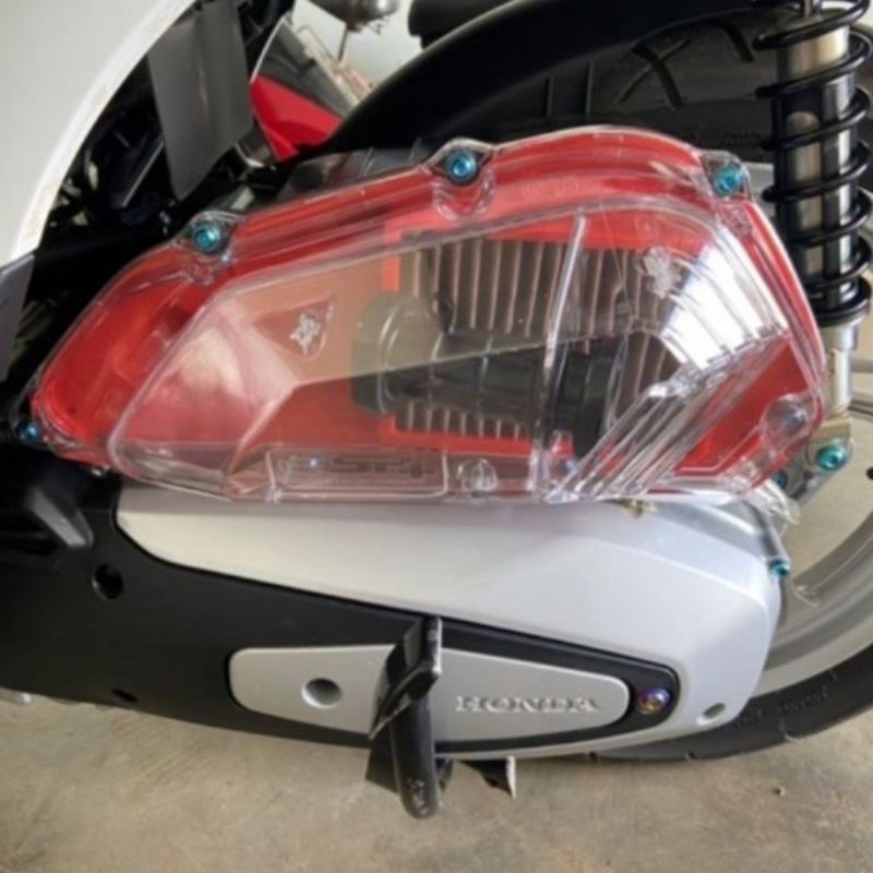 Nắp Pô E &amp; Lọc Gió Xe SH 2020-2021 Đen khói / Trong Suốt