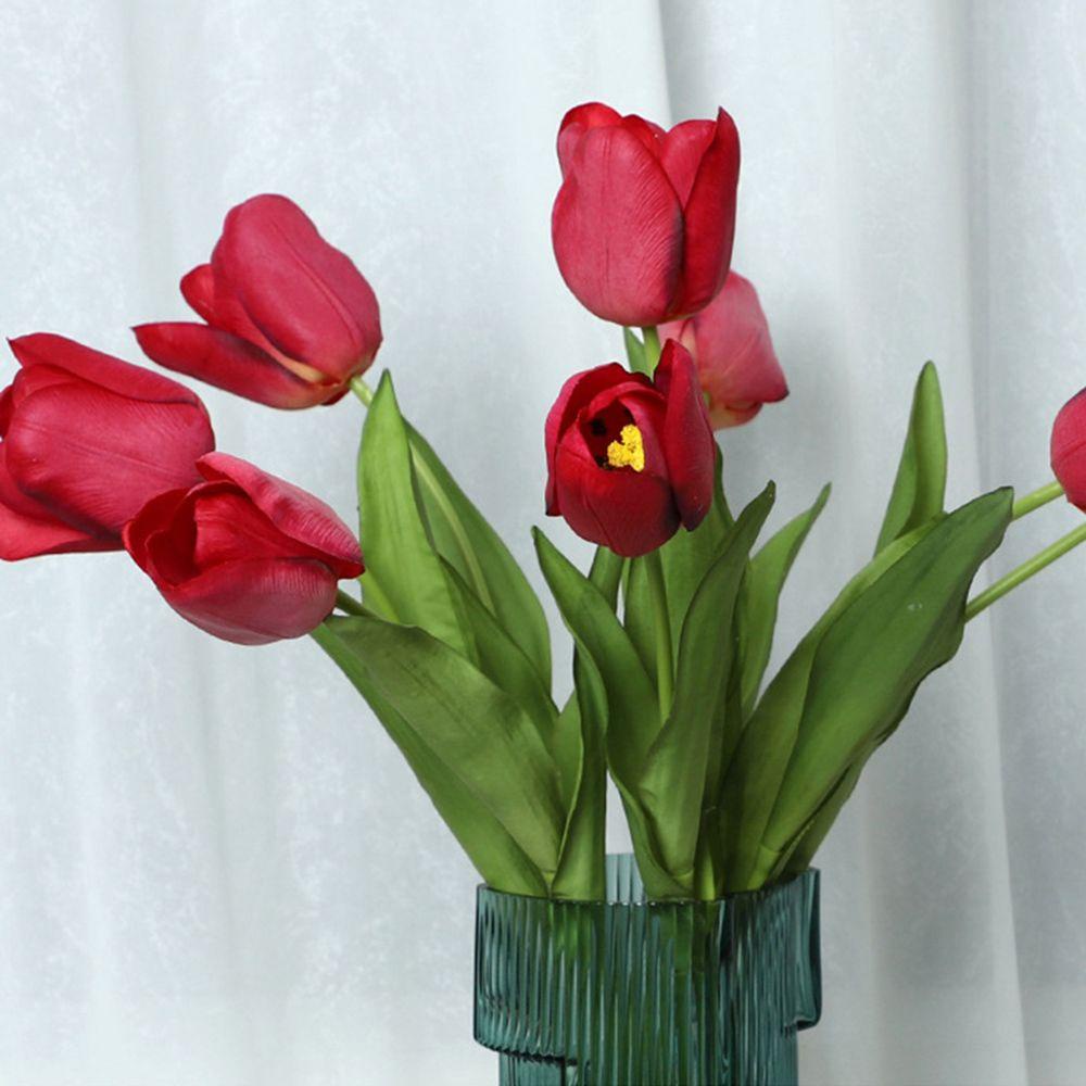 Bình Hoa Lụa Chất Lượng Cao Nhiều Màu Sắc Dùng Để Trang Trí Nhà / Tiệc Cưới