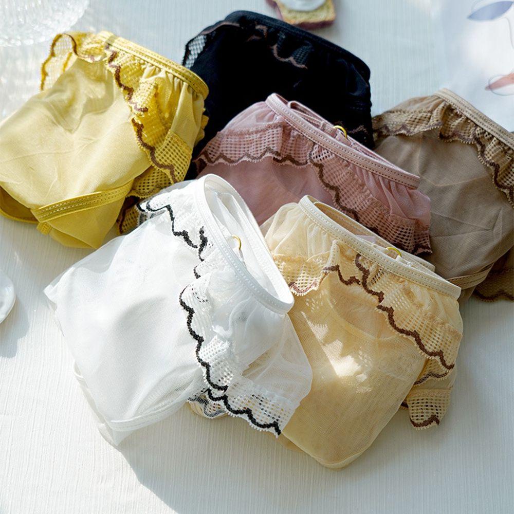 Mocho Quần Lót Cotton Lưng Vừa Co Giãn Gợi Cảm Cho Nữ