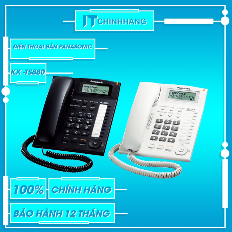 Điện Thoại Bàn Panasonic KX-TS880 - Hàng Chính Hãng