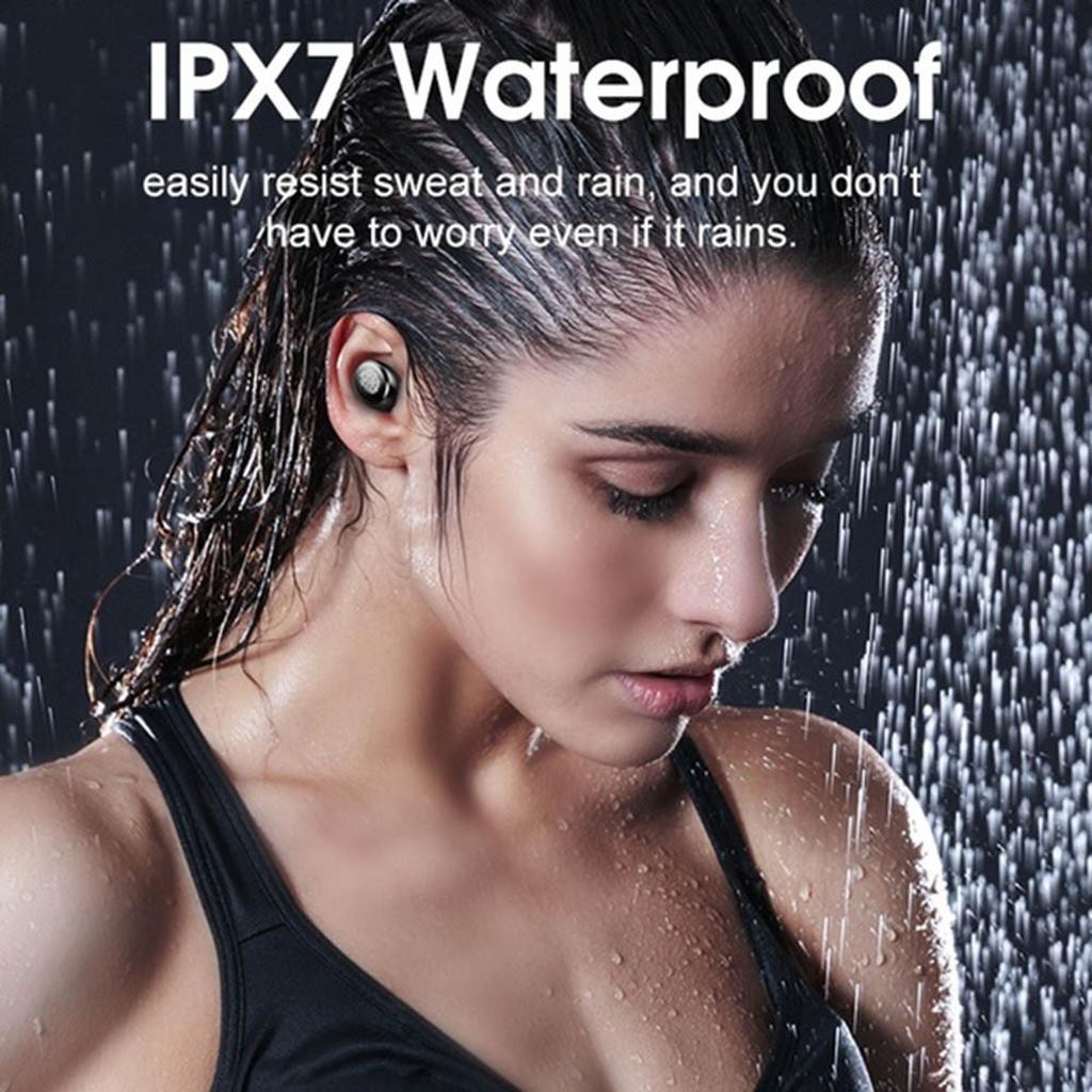 Tai Nghe Bluetooth 5.0 Cao Cấp TWS V11, Chống Nước IPX7, Âm Thanh Hifi,nút bấm Cảm Ứng Vân Tay, dock sạc 4000mAh -dc3622