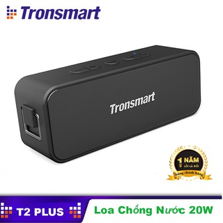 Loa Bluetooth Tronsmart Element T2 Plus Bluetooth 5.0 IPX7 trống thấm nước ngoài trời, với 20W chơi nhạc lên đến 24 giờ