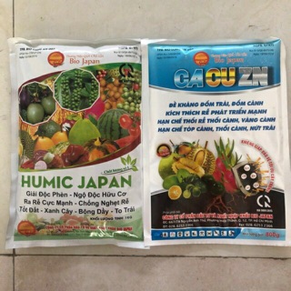 Bộ đôi HUMIC JAPAN + CA CU ZN