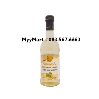 Giấm Trắng Colavita White Wine Vinegar 500ml