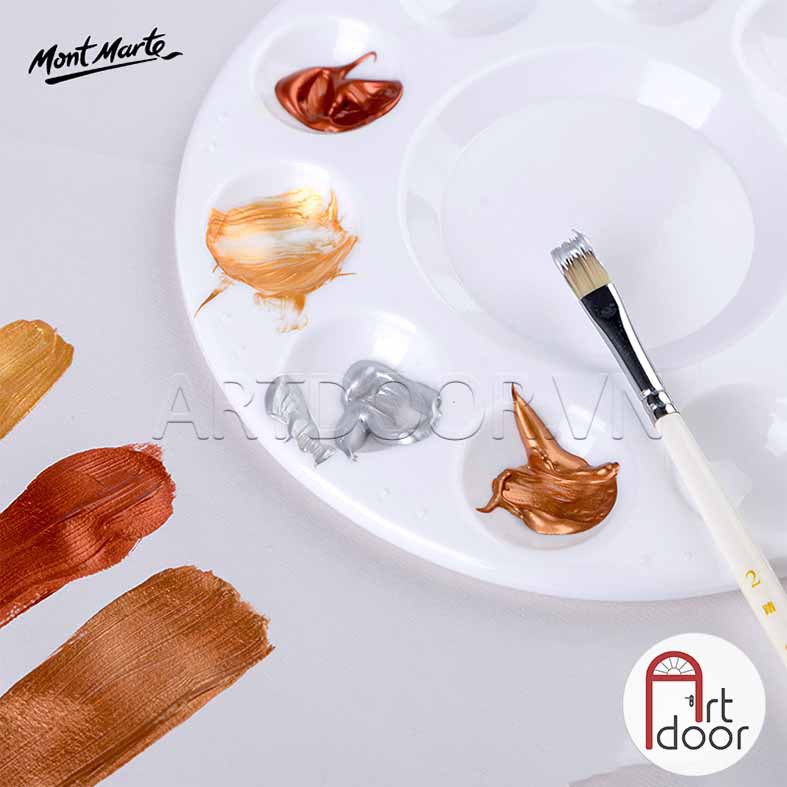 [ARTDOOR] Khay pha màu Nhựa MONT MARTE Tròn (palette)