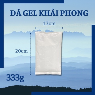 Túi đá gel giữ lạnh 333g - Túi đá gel khô giữ lạnh thực phẩm, chườm lạnh, trữ bảo quản sữa - KP