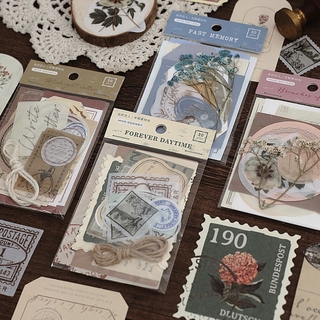 Set 30 tem dán trang trí phong cách cổ điển độc đáo