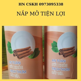 Nước rửa bát Lam Hà hương quế 500ml
