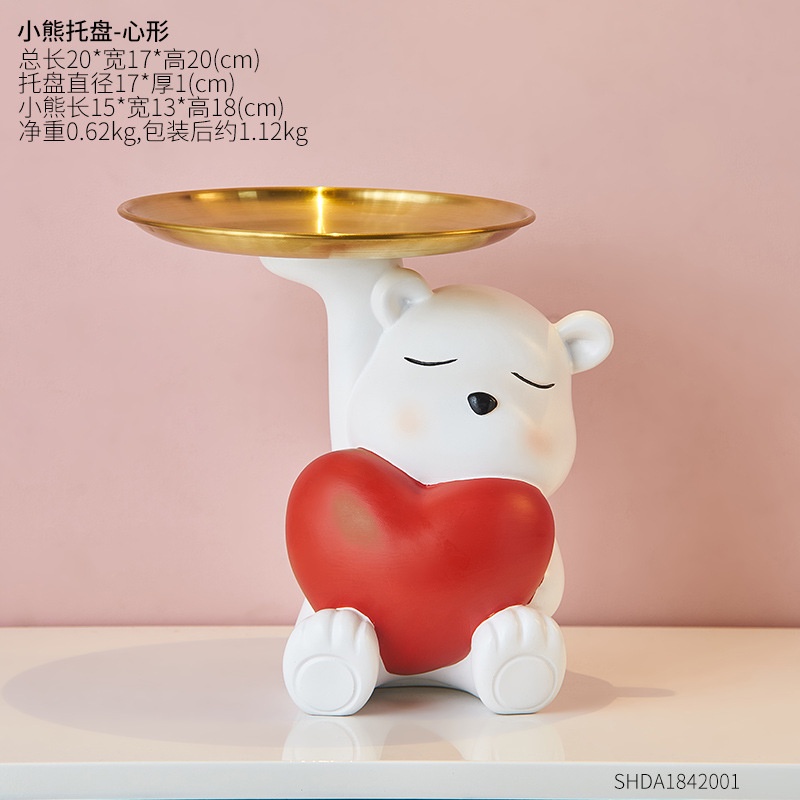 Giá đỡ cho chìa khóa họa tiết gấu dễ thương bắt mắt