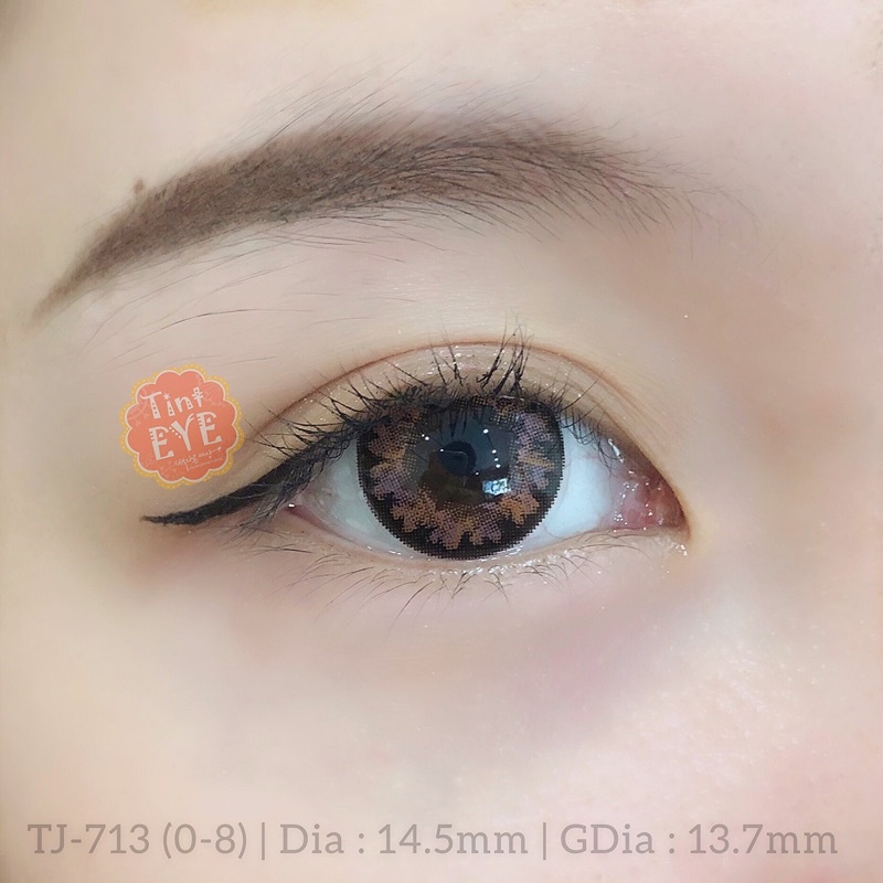 Kính áp tròng Tinteye Tiktok Lens TJ-713 Hồng Anh Đào