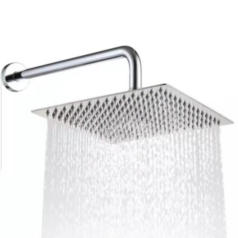 Baokemo Đầu vòi hoa sen tăng áp gắn tường BAOKEMO thép không gỉ 201 8/ 10/ 12 inch siêu mỏng tiện lợi