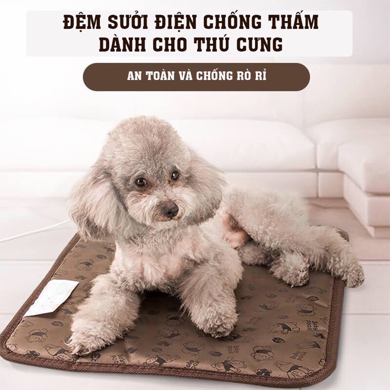 Đệm Sưởi Dành Cho Chó Mèo,đệm sưởi thú cưng