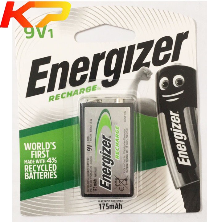 PIN SẠC AA, AAA, 9V ENERGIZER 2300mah, 2000mah, 700mah, 800mah, 175mah (CHÍNH HÃNG).