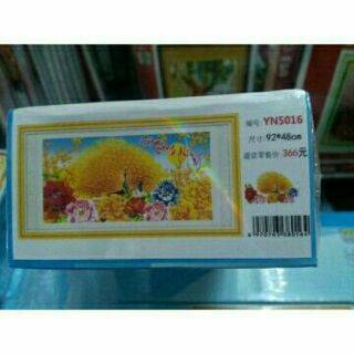 Freeship 99k TQ_Combo tranh thêu, tranh đá phong cảnh order 47cm