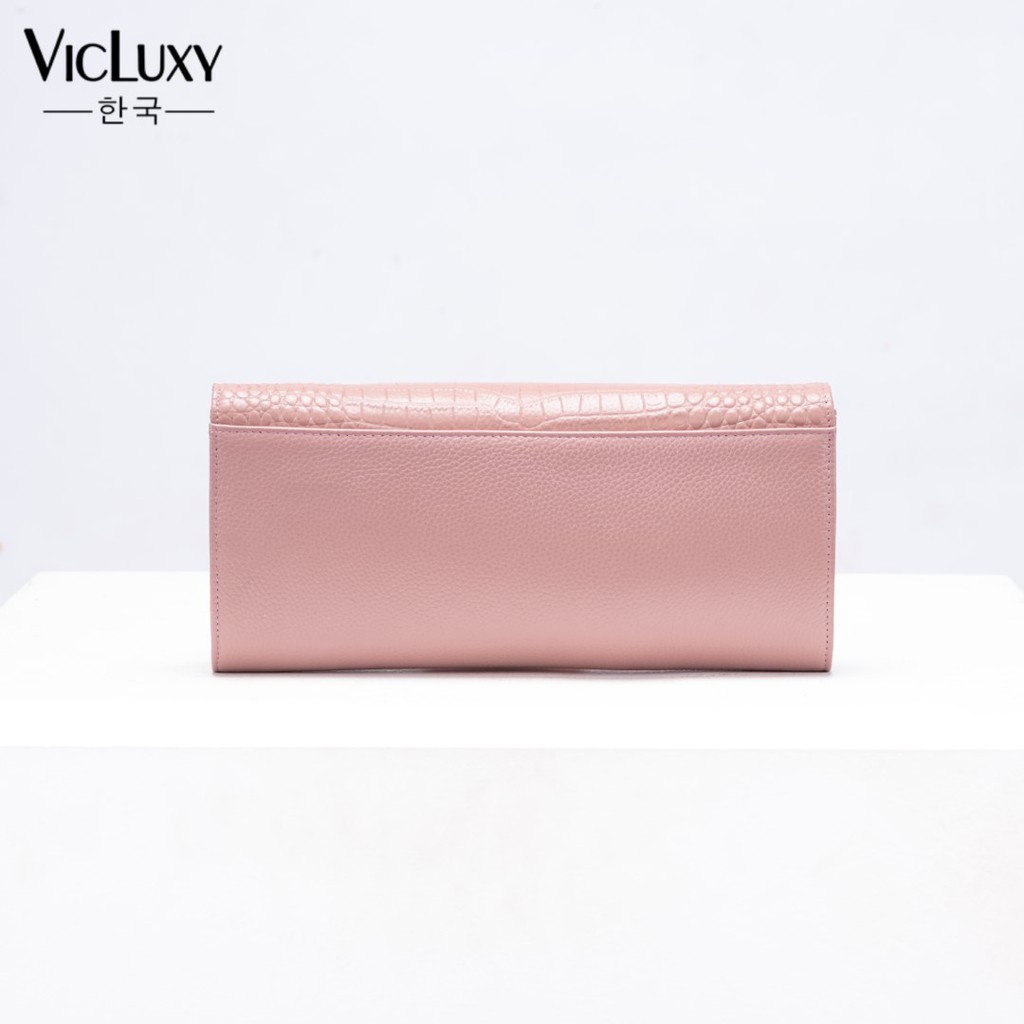 Clutch nữ da thật cao cấp Vicluxy VT21008