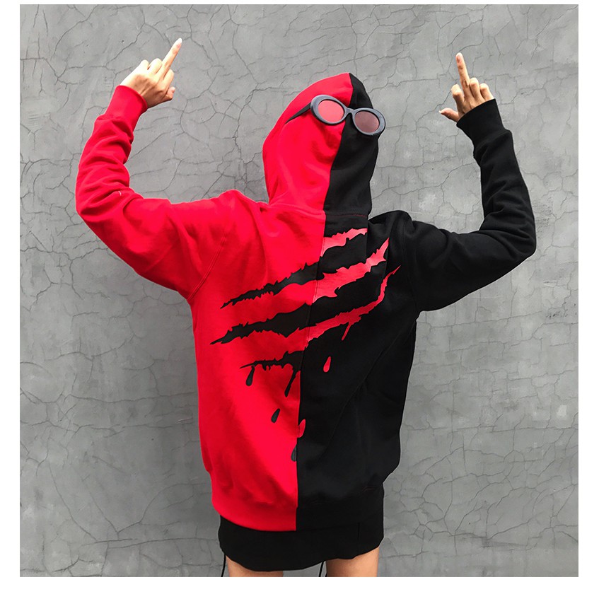 Áo hoodie nam nữ 4YOUNG phối 2 màu ấn tương | BigBuy360 - bigbuy360.vn