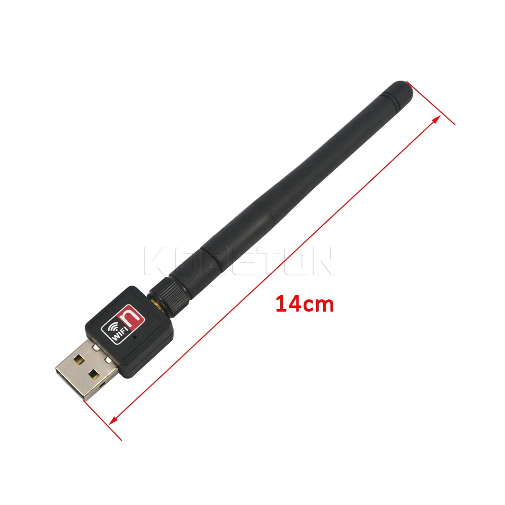 Dongle USB chuyển đổi tín hiệu wifi không dây 150Mbps 802.11b / g / n LAN Wi-Fi LAN