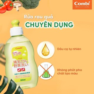 Nước rửa bình sữa Combi [ mua 1 chai tặng 1 túi ]