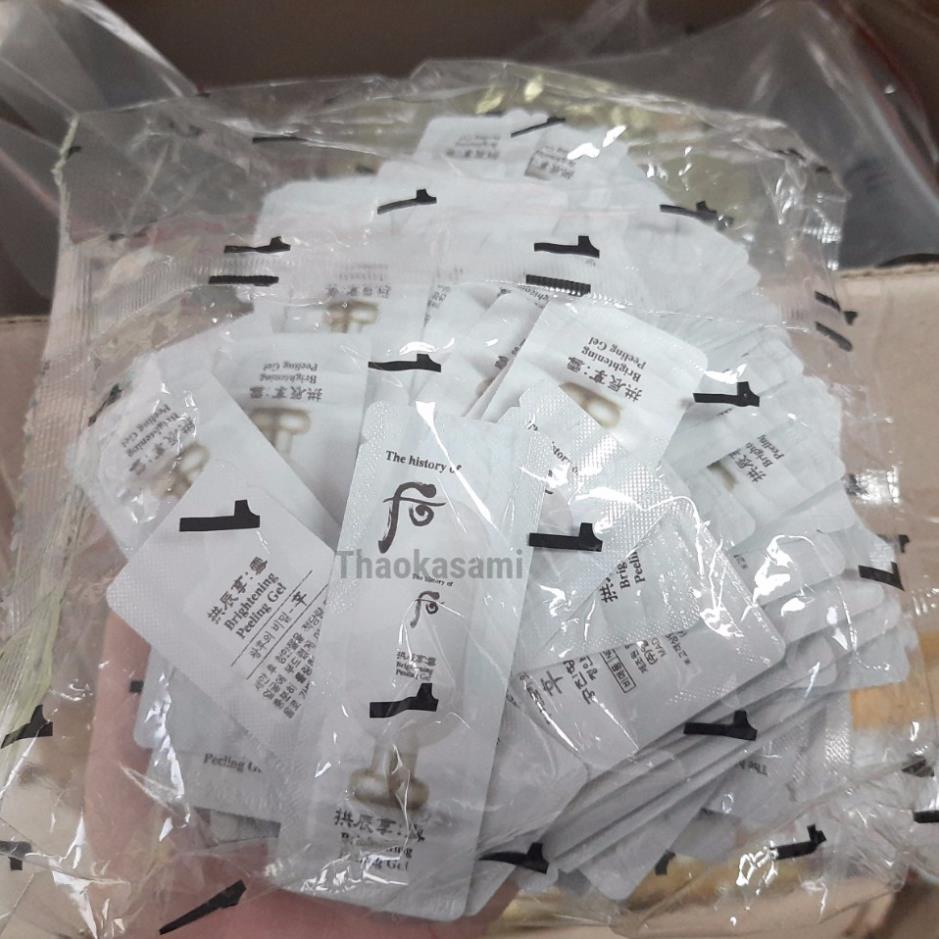 Whoo gói tẩy tế bào da chết dạng kỳ whoo làm sáng da whoo gongjinhyang seol brightening gel 1ml