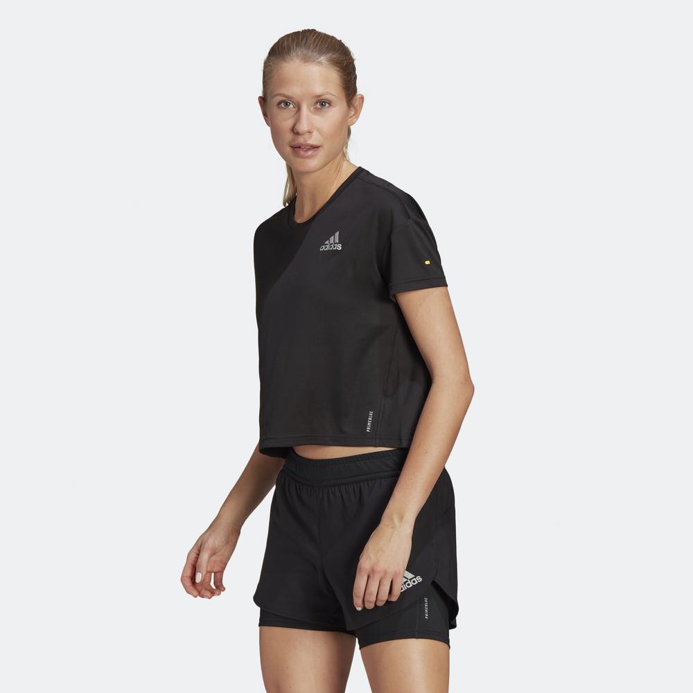 Áo Tee adidas RUNNING Nữ Áo thun Fast Primeblue Màu đen GN4406