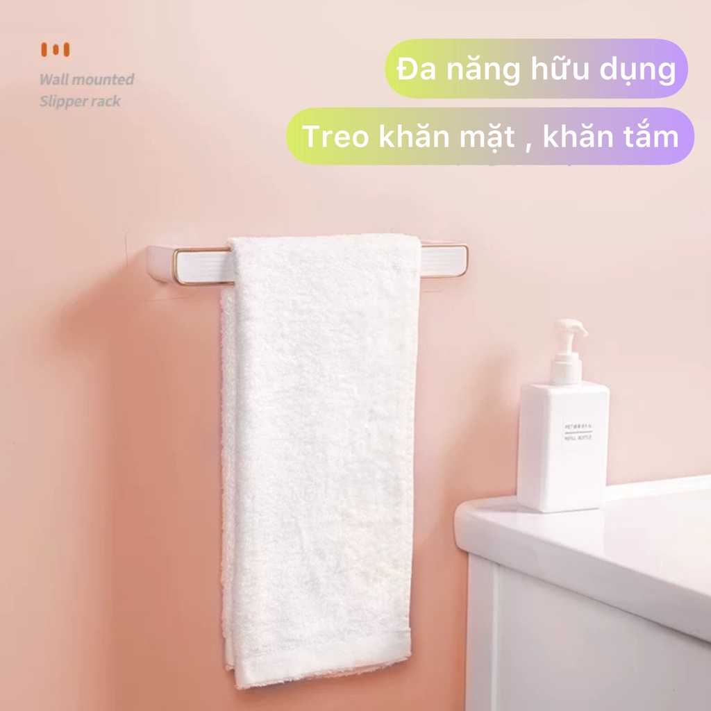 [Mã SKAMSALE03 giảm 10% tối đa 50K đơn 200K] Kệ để dép dán tường nhà tắm phong cách hiện đại vàng xanh trắng