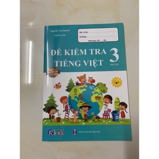 Vở kiểm tra tiếng việt lớp 3