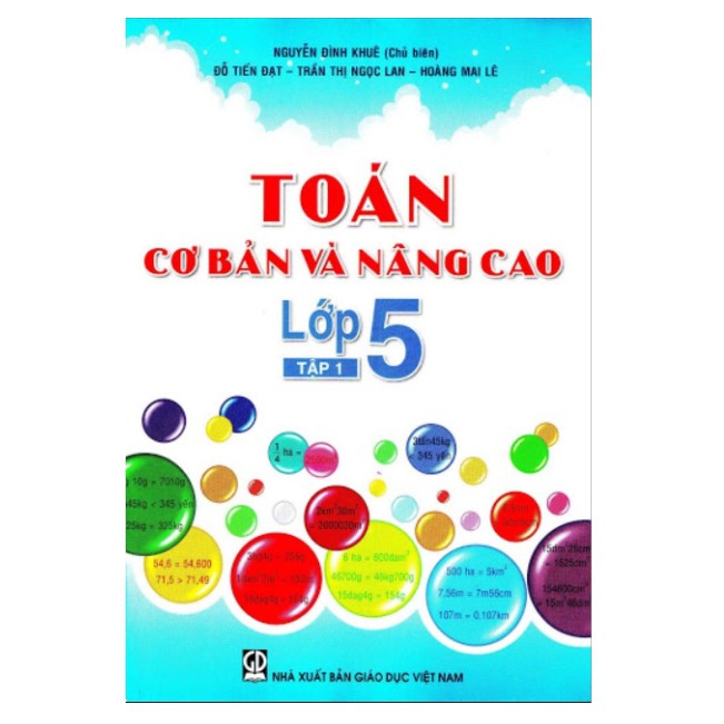 Sách - Combo Toán Cơ Bản Và Nâng Cao Lớp 5 Tập 1 Và Tập 2